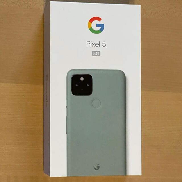 (極美品A) Google Pixel5 Sorta Sage au版SIM解除