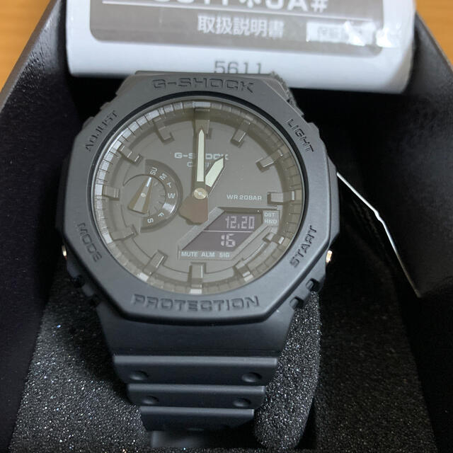 オールブラックG-SHOCK ジーショック カーボンコアガード GA-2100-1A1JF