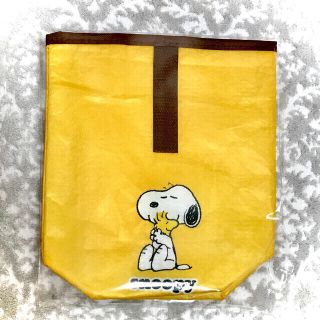 スヌーピー(SNOOPY)の保冷バッグ　スヌーピー　ランチバック　イエロー(弁当用品)