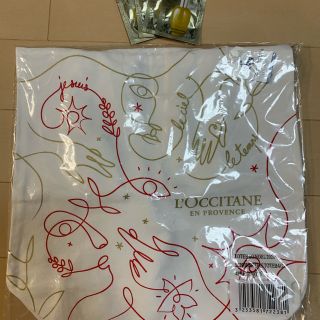 ロクシタン(L'OCCITANE)の【新品/未開封未使用】ロクシタン　トートバッグ　おまけ付(ノベルティグッズ)