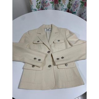 クレージュ(Courreges)のクレージュ　圧縮ウールジャケット　美品(テーラードジャケット)