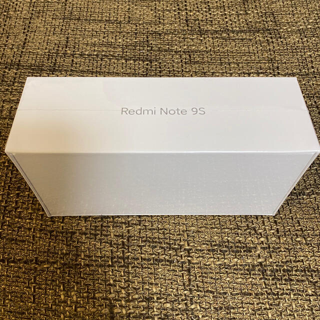 【新品未開封】Redmi Note 9S グレイシャーホワイト