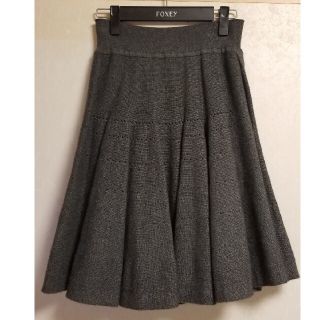 フォクシー(FOXEY)のFOXEY BOUTIQUE  カシミア100%グレースカート(ひざ丈スカート)