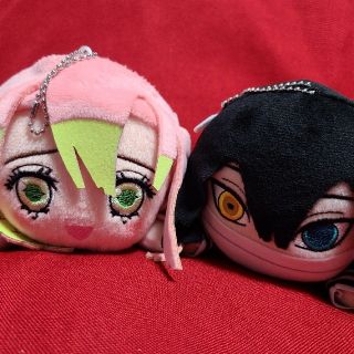 鬼滅の刃　きめつのやいば　寝そべり　ぬいぐるみ　甘露寺蜜璃　伊黒小芭内　セット(キャラクターグッズ)