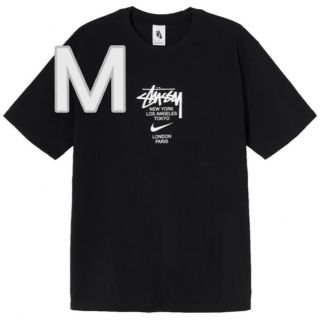 ナイキ(NIKE)のNIKE STUSSY Tシャツ　ナイキ　ステューシー M ブラック(Tシャツ/カットソー(半袖/袖なし))