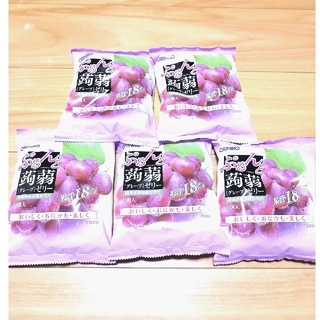 オリヒロ(ORIHIRO)の☆送料無料【格安セット売り】オリヒロ 蒟蒻ゼリー グレープ味 6個入×5袋(菓子/デザート)