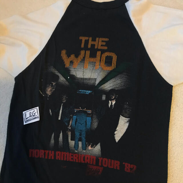 ヴィンテージ 80s THE WHO ザ•フー　Tシャツ モッズ　UK ロック メンズのトップス(Tシャツ/カットソー(半袖/袖なし))の商品写真