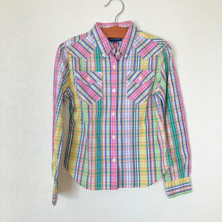 ラルフローレン(Ralph Lauren)のラルフローレン　チェックシャツ　140(ブラウス)