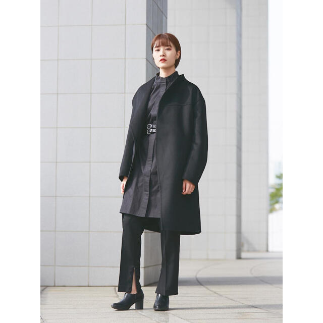 ユニクロ ジルサンダー +J プラスJ カシミヤブレンドノーカラーコートXL新品