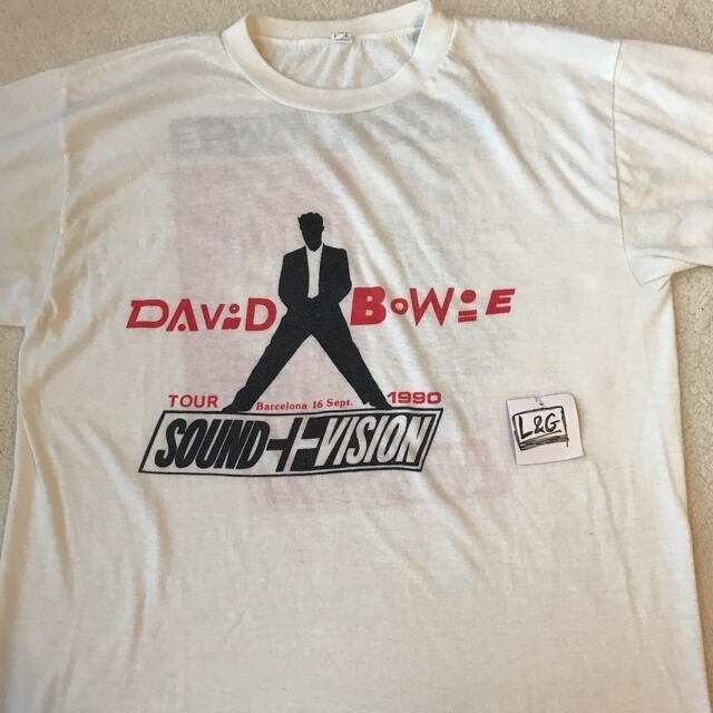 ヴィンテージ当時物1990年デビッドボウイDavid Bowie Tシャツ