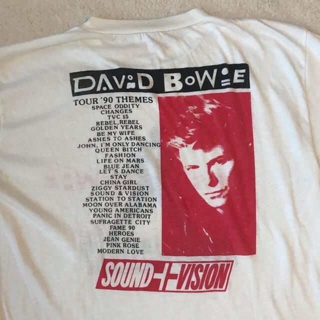 ヴィンテージ当時物1990年デビッドボウイDavid Bowie Tシャツ