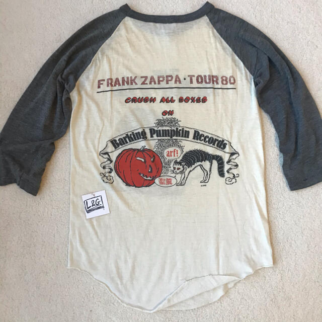超レア ヴィンテージ 80s フランクザッパ FRANK ZAPPA Tシャツの 超レア ヴィンテージ 80s フランクザッパ FRANK ZAPPA Tシャツの