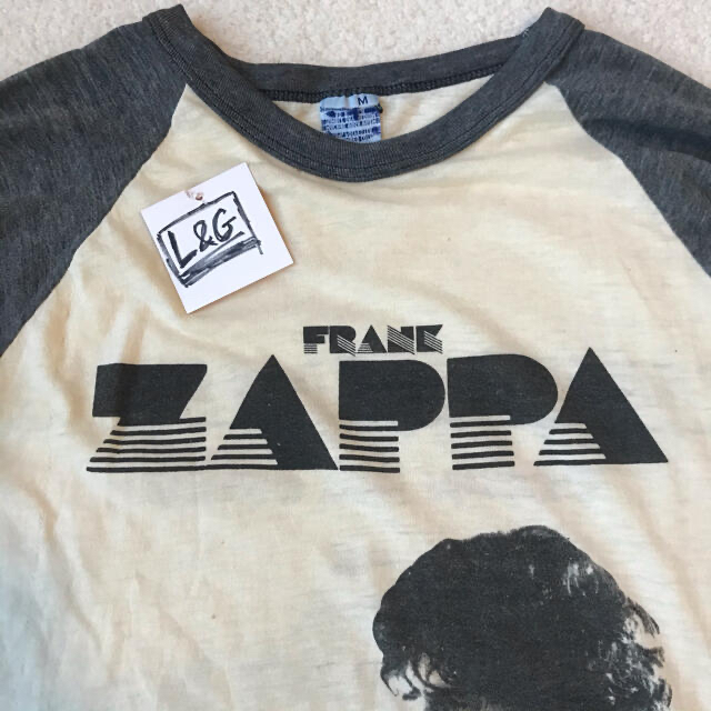 超レア ヴィンテージ 80s フランクザッパ FRANK ZAPPA Tシャツの 超レア ヴィンテージ 80s フランクザッパ FRANK ZAPPA Tシャツの