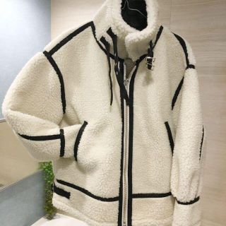 ファーファー(fur fur)の完売☆FURFUR☆2020☆ボンバージャケット☆アイボリー☆即発送／新品(ブルゾン)