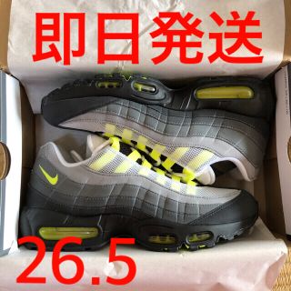 NIKE AIR MAX 95 OG NEON YELLOW 26.5(スニーカー)