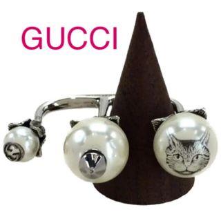 グッチ(Gucci)の☆美品・希少☆【GUCCI グッチ】ミスティックキャットリング(リング(指輪))