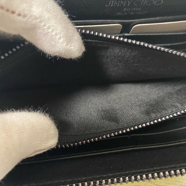 JIMMY CHOO(ジミーチュウ)のJIMMY CHOO ジミーチュウ　ネオン　パテントレザー　長財布　財布 レディースのファッション小物(財布)の商品写真