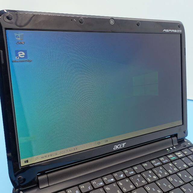 Acer(エイサー)のacer ASPIRE one ZA3 Atom Win10 ノートパソコン18 スマホ/家電/カメラのPC/タブレット(ノートPC)の商品写真