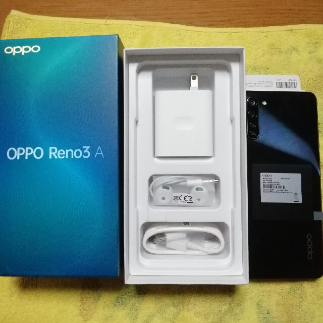 OPPO(オッポ)のoppo　reno3a CPH2013  動作確認のみの未使用品 スマホ/家電/カメラのスマートフォン/携帯電話(スマートフォン本体)の商品写真