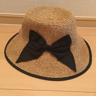 リボン 帽子(麦わら帽子/ストローハット)
