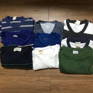 アバクロンビーアンドフィッチ(Abercrombie&Fitch)の美品　メンズ　アバクロ　ホリスター　まとめ売り(Tシャツ/カットソー(半袖/袖なし))