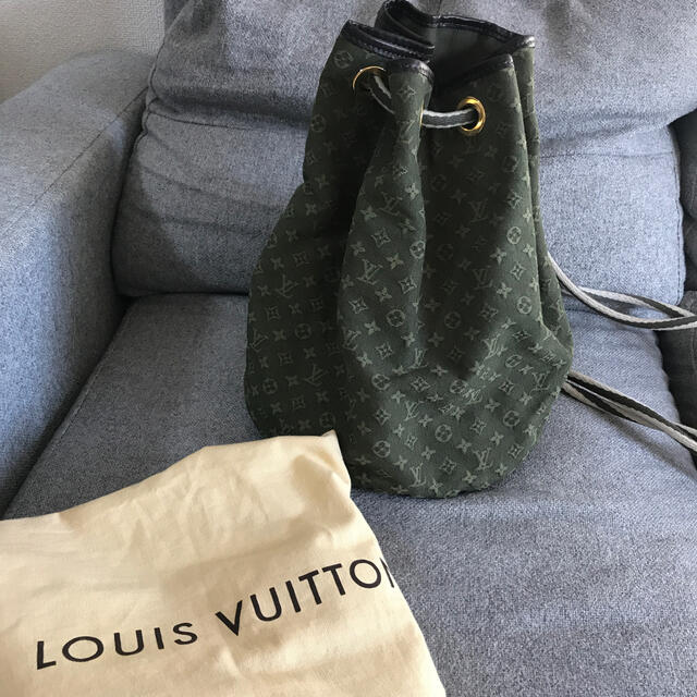 LOUIS VUITTON ルイヴィトン  モノグラム カーキ  巾着バッグ