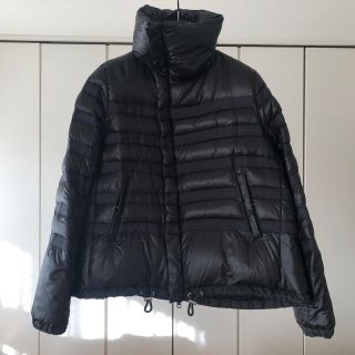 サカイ(sacai)のsacai グログランテープ　ボーダー　フレアシルエットダウン　サイズ2(ダウンジャケット)