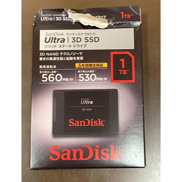 SanDisk(サンディスク)の1TB SSD サンディスク　PS4 PROを高速化 エンタメ/ホビーのゲームソフト/ゲーム機本体(その他)の商品写真