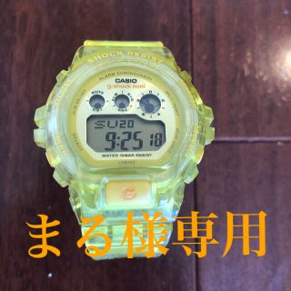 カシオ(CASIO)のまる様専用 G-SHOCK mini クリアイエロー(腕時計)