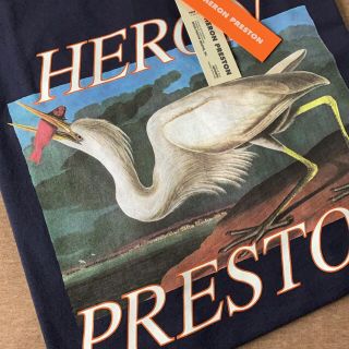 オフホワイト(OFF-WHITE)の【新品】Heron Preston jersey print tshirt(Tシャツ/カットソー(半袖/袖なし))