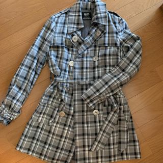 ザラ(ZARA)のチェック柄　トレンチコート(トレンチコート)