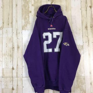 リーボック(Reebok)のNFL アメフト　RAVENS パーカー　フーディ(パーカー)