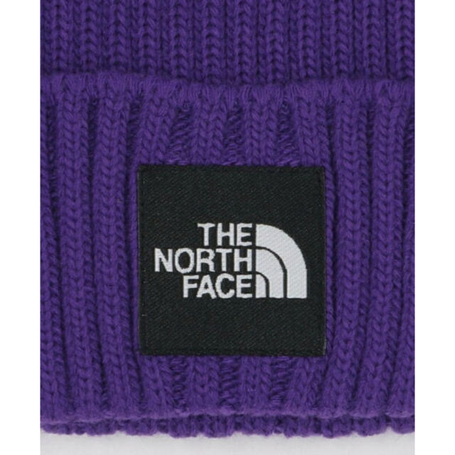 THE NORTH FACE(ザノースフェイス)の【新品未開封】ノースフェイス ニット帽 ニットキャップ　パープル メンズの帽子(ニット帽/ビーニー)の商品写真