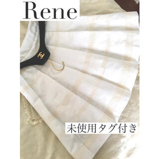 ルネ(René)の期間限定SALE！Rene♡ホワイトフレアスカート(ひざ丈スカート)