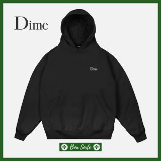 Dime Classic Small Logo Hoodie -Black XL(パーカー)