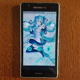 エクスペリア(Xperia)のSony Xperia SO-04E Hatsune Miku 初音ミク 本体(スマートフォン本体)