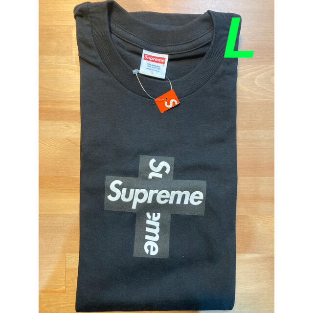 Supreme Cross Box Logo Tee Black L