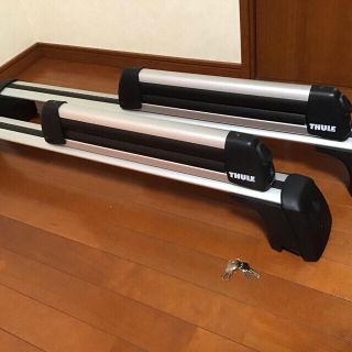 スーリー(THULE)のレクサスNX 純正　クロスバー　スキー&スノーボードアタッチメント(車外アクセサリ)