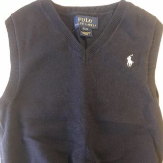 ポロラルフローレン(POLO RALPH LAUREN)の林檎様☆専用☆ラルフローレン  ニットベスト&襟付きシャツ　2T 90サイズ(ニット)