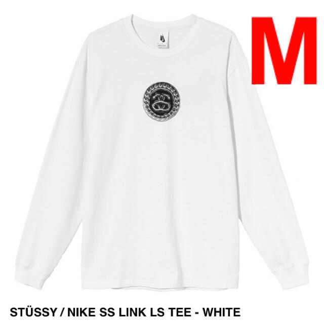 STUSSY / NIKE SS LINK LS TEE 白 - Tシャツ/カットソー(七分/長袖)