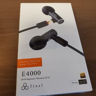 【値下げ中】final E4000(ヘッドフォン/イヤフォン)