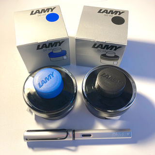 ラミー(LAMY)のLAMY アルスター万年筆 ペン先F（細字）とボトルインク2本(ペン/マーカー)