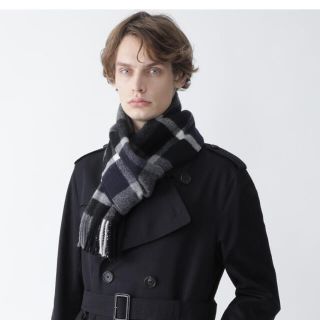 BLACK LABEL CRESTBRIDGE マフラーストール バイカラー-