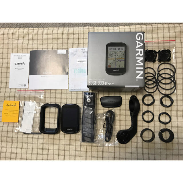 GARMIN EDGE 830セット スピード・ケイデンスセンサーセットは無し