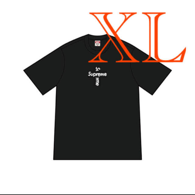 Supreme Cross Box Logo Tee Black XL