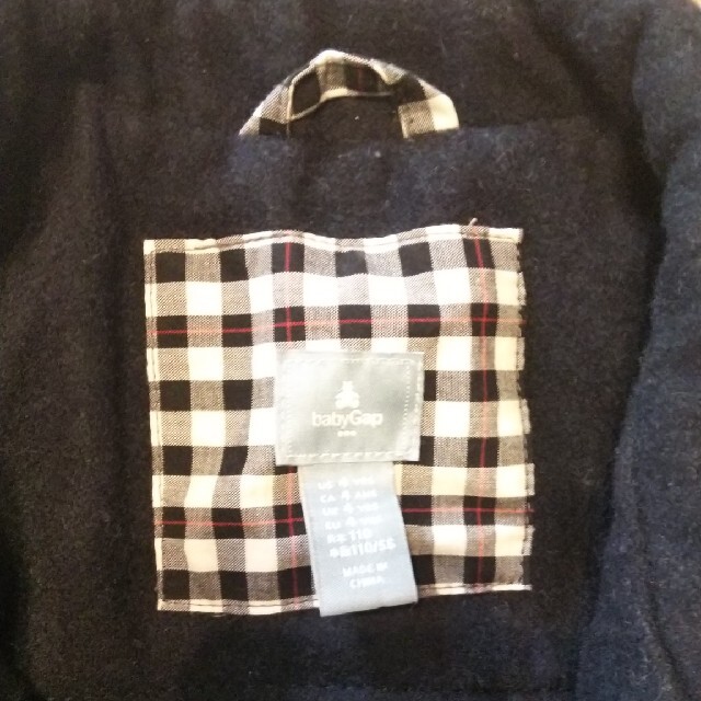 babyGAP(ベビーギャップ)の値下げ　baby gap コート　110 キッズ/ベビー/マタニティのキッズ服男の子用(90cm~)(コート)の商品写真