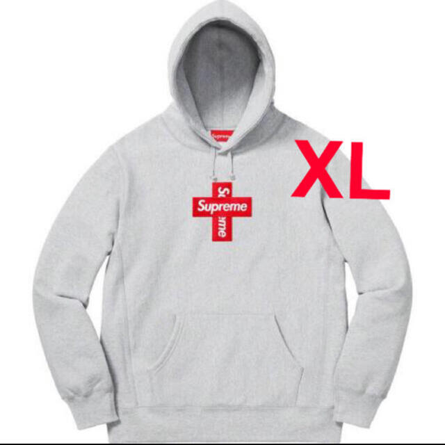 Supreme - Supreme cross box logo hooded シュプリーム XL