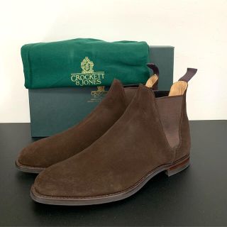 クロケットアンドジョーンズ(Crockett&Jones)のCROCKETT&JONES chelsea8darkbrown8Eラスト341(ブーツ)