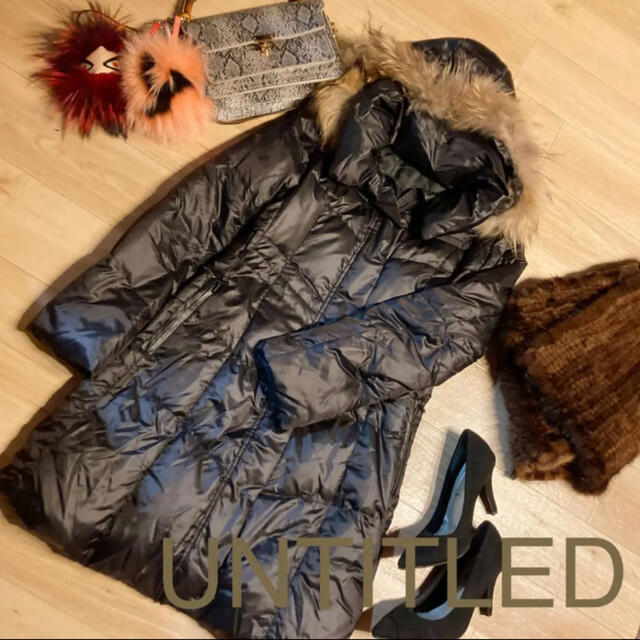 UNTITLED(アンタイトル)のアンタイトル 定価60000円程度 超軽量ダウン レディースのジャケット/アウター(ダウンコート)の商品写真