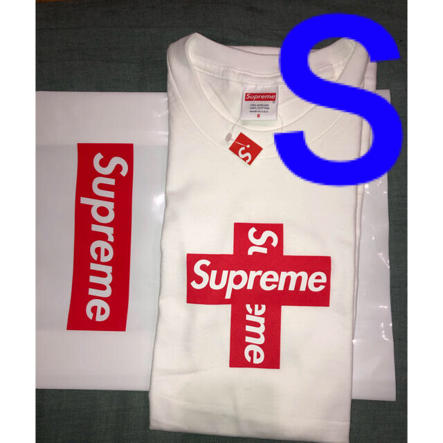 supreme Cross Box Logo Tee ホワイト 好評継続中！今だけ限定価格